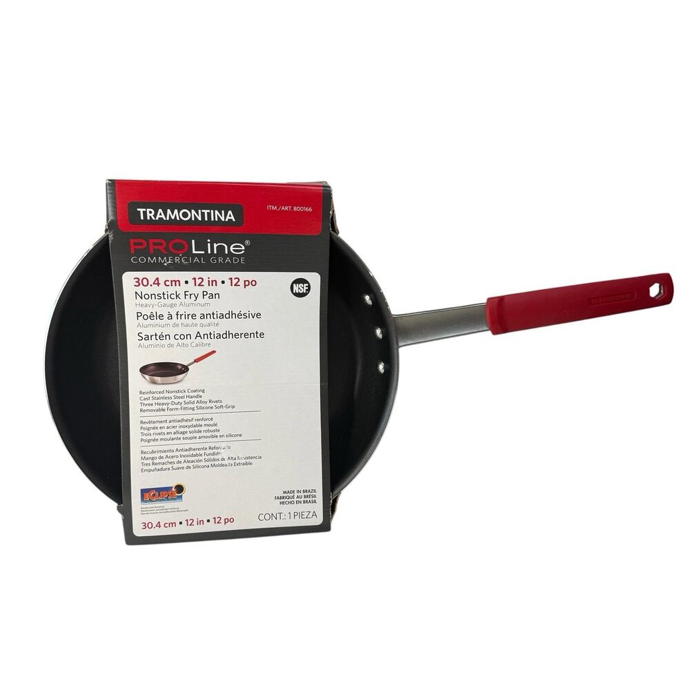 Tramontina Professional 12" Restaurant Fry Pan, Nonstick Aluminum